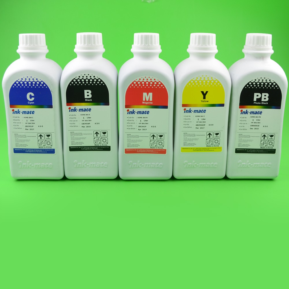 Cerneala refill pentru HP364 5 culori Cantitate : 1000 ml