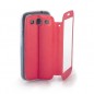 Husa Smart cu fereastra pentru Samsung Note 3 roz