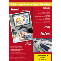 Folie inkjet autoadeziva printabila A4 opaca laser