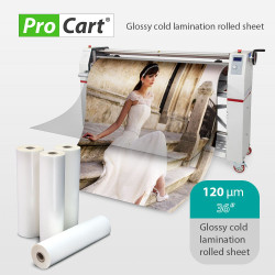 Folie pentru laminat la rece suprafata Glossy