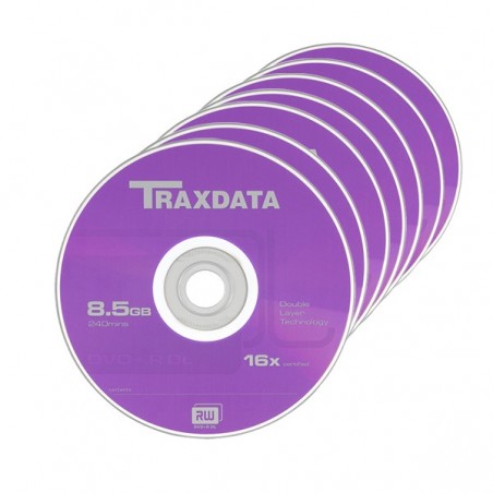 DVD+R Dual Layer 8.5Gb 8x Traxdata 10 bucati