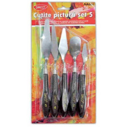 Set 5 cutite pentru pictura Daco