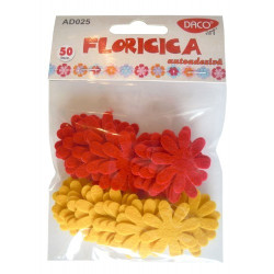 Flori din pasla 2.5 cm Daco