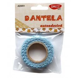 Dantela material textil bumbac autoadeziva