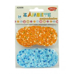 Set 24 bucati smiley face textile