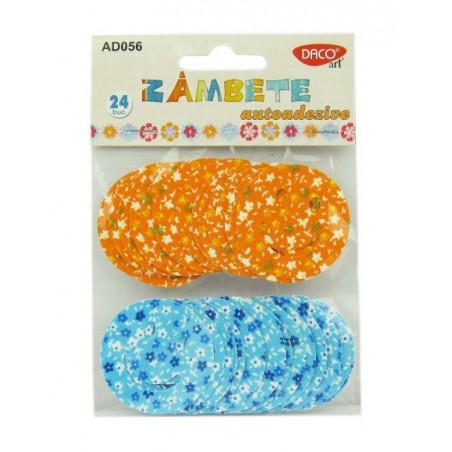 Set 24 bucati smiley face textile