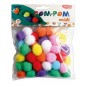 Pom-pom diametru 25mm multicolor Pom-pom diametru 25mm multicolor