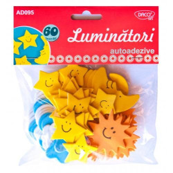 Figurine din spuma - luna soare nor si stea