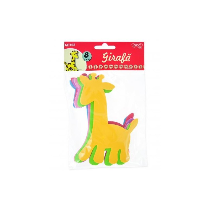 Figurina din spuma model girafa