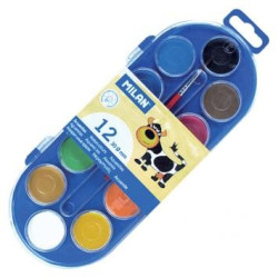 Acuarele 12 culori Milan