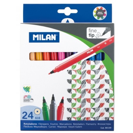 Carioci set 24 culori Milan