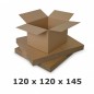 Cutie carton 120x120x145, natur, 3 straturi CO3, 420 g/mp