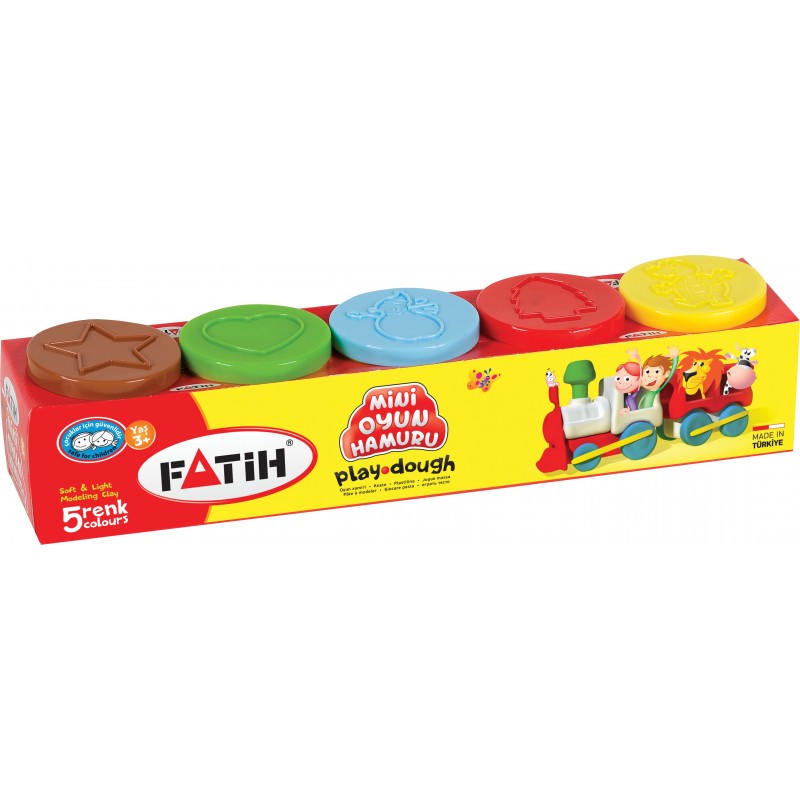 Plastilina usoara pentru modelaj, 5 culori Fatih