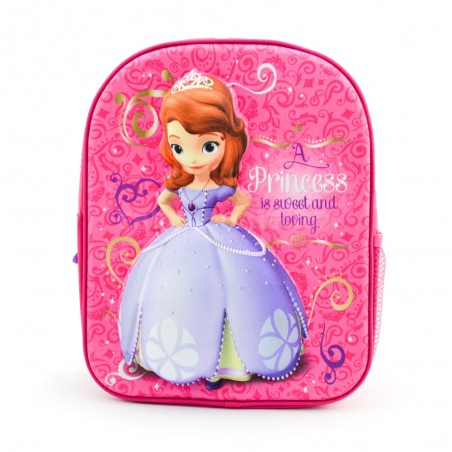 Ghiozdan Princess Sofia 3D pentru gradinita