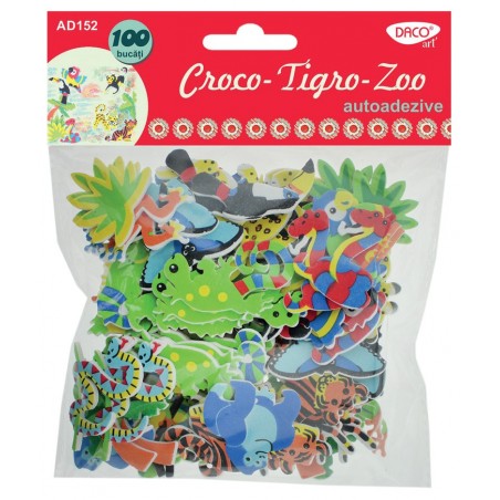 Figurine creative Croco, Tigro, Zoo 6 seturi