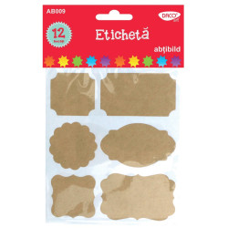 Abtibild tip eticheta 12 seturi