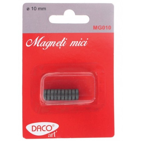 Magneti mici negri, 10 mm, set 10