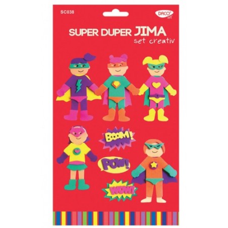 Figurine decorative Super Duper Jima, 6 seturi