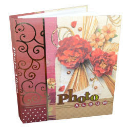 Album foto floral cu husa mare - 240 poze 4R