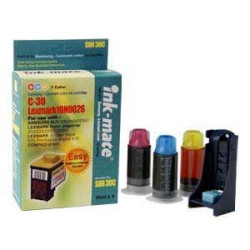 Kit complet de refil cerneala color cartuse originale Lexmark 16 17