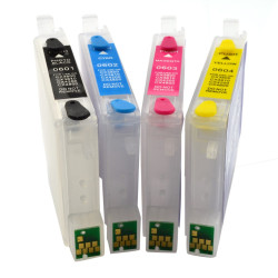 Cartuse reincarcabile T0601, T0602, T0603, T0604 pentru Epson