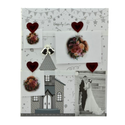 Clipboard foto personalizabil Love Story, 30x36 cm