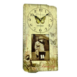 Rama foto Welcome cu ceas decorativ, 10x15