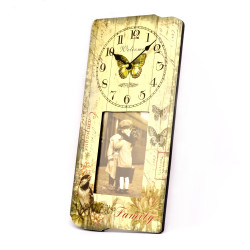 Rama foto Welcome cu ceas decorativ, 10x15