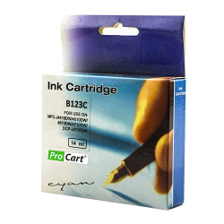Cartus compatibil LC123C Cyan pentru imprimante Brother