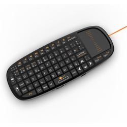 MINI TASTATURA WIRELESS I10 CU MOUSE SI TELECOMANDA PENTRU PREZENTARI