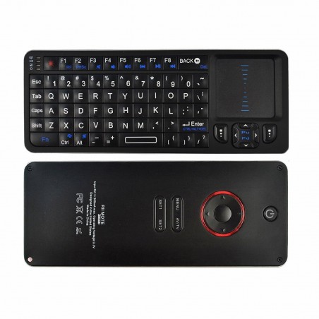 Tastatura mini Rii i6 bluetooth dual side tastatura si telecomanda