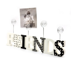 Suport fotografii decorativ Friends Clip, Format 22x14CM