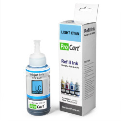 Cerneala refill foto DYE Light Cyan pentru imprimante Epson seria L