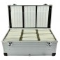 Cutie aluminiu pentru stocare discuri, capacitate 420 DVD/CD Cutie aluminiu pentru stocare discuri, capacitate 420 DVD/CD