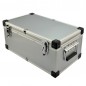 Cutie aluminiu pentru stocare discuri, capacitate 420 DVD/CD Cutie aluminiu pentru stocare discuri, capacitate 420 DVD/CD