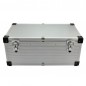 Cutie aluminiu pentru stocare discuri, capacitate 420 DVD/CD Cutie aluminiu pentru stocare discuri, capacitate 420 DVD/CD
