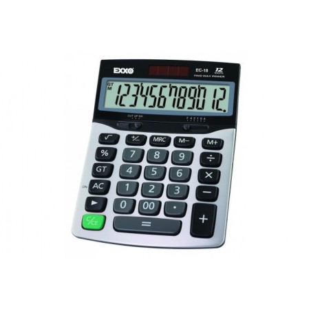 Calculator office EXXO 12 digit, baterie si solar