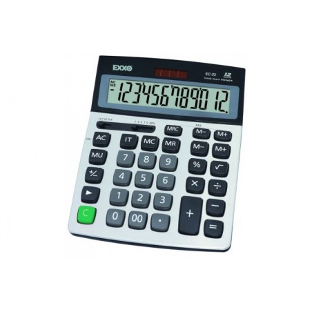 Calculator mare Exxo 12 digit, dual power