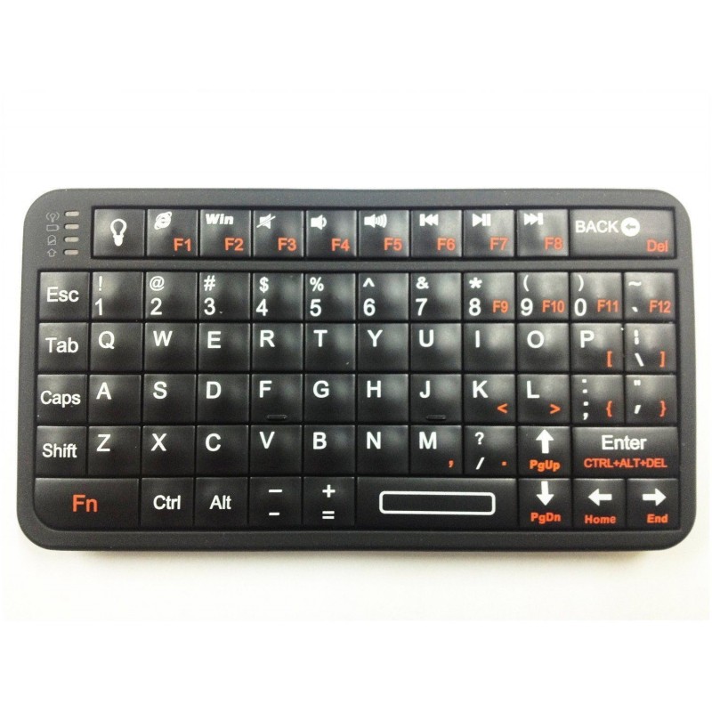 Mini tastatura Rii 518 iluminata, cu bluetooth, pentru smart TV, PC si dispozitive mobile