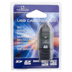 Cititor de carduri SDHC si MMC universal, Titanum