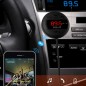 Modulator FM Car Kit cu bluetooth, microfon, afisaj LED, Rii 
