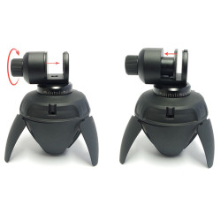 Stativ rotativ bluetooth panorame 360 grade cu telecomanda