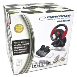 Volan Gamming cu 13 butoane si vibratii, Esperanza High Octane