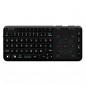 Mini tastatura wireless iluminata, functie telecomanda, taste multimedia, Rii i15