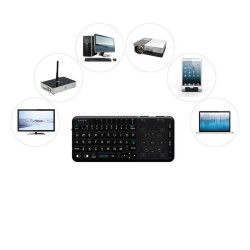 Mini tastatura wireless cu butoane multimedia, Rii i15