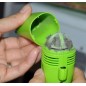Mini aspirator USB pentru tastatura, cu LED inspectie, Verde