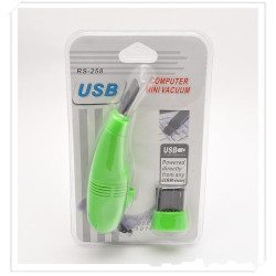 Mini Aspirator USB pentru tastatura, Verde