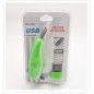 Mini aspirator USB pentru tastatura, cu LED inspectie, Verde