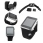 Ceas smart bluetooth 4.0, functie telefon, camera 3 MP, 17 functii, touchscreen, negru