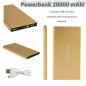 Acumulator extern PowerBank, 20000mAh, USB, ultraslim